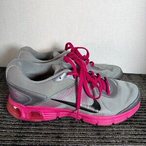 Nike Air Max Run Lite 3 Gray Pink Running Shoes WOMENS SIZE US 10 / 488167-008